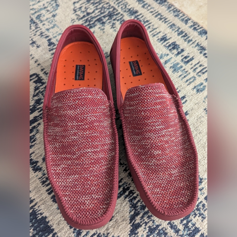 Swims Cabernet Classic Venetian Loafer Mens 12 Good Condition